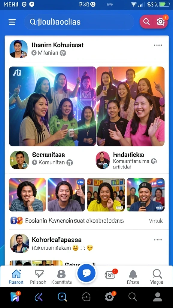 dultogel - Fitur live chat untuk interaksi pengguna.