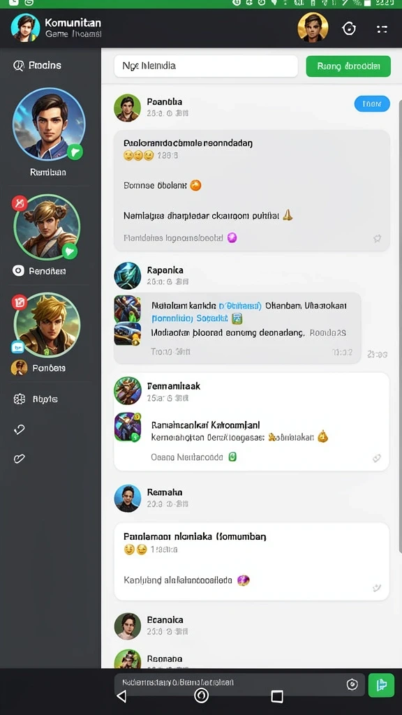 naga2000 - Karakter unik dengan kemampuan spesial yang bervariasi.