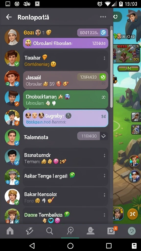 tempur99 - Tangkapan layar menunjukkan pertarungan epik antara karakter utama.